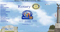 Desktop Screenshot of beavercreekrotary.com